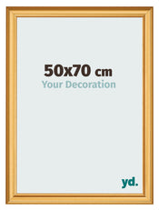 Photo Frame 50x70cm Gold Matte MDF Lazio Front Size | Yourdecoration.com