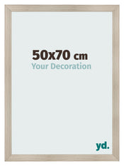 Photo Frame 50x70cm Oak Rustic MDF Pisa Front Size | Yourdecoration.com