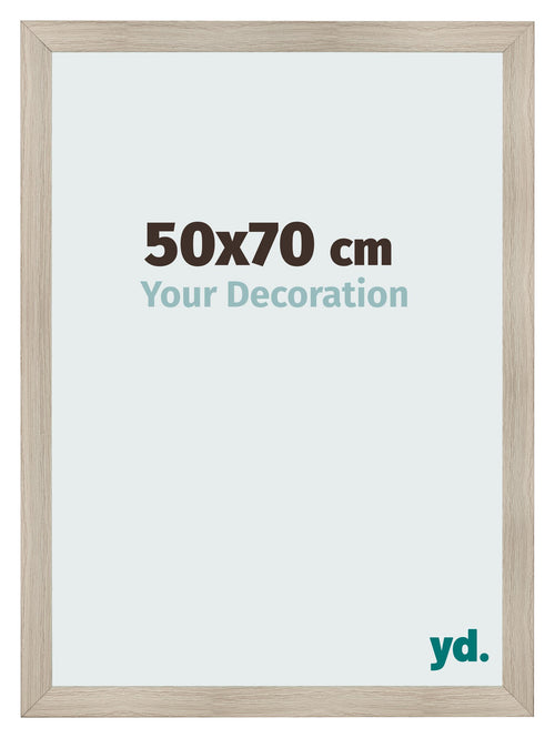 Photo Frame 50x70cm Oak Rustic MDF Pisa Front Size | Yourdecoration.com