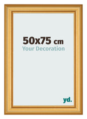 Photo Frame 50x75cm Gold Matte MDF Lazio Front Size | Yourdecoration.com
