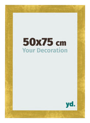 Photo Frame 50x75cm Gold Vintage MDF Pisa Front Size | Yourdecoration.com