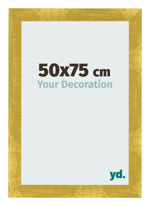 Photo Frame 50x75cm Gold Vintage MDF Pisa Front Size | Yourdecoration.com