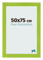 Photo Frame 50x75cm Green MDF Pisa Front Size | Yourdecoration.com
