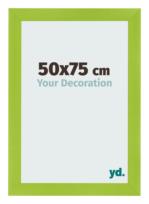 Photo Frame 50x75cm Green MDF Pisa Front Size | Yourdecoration.com