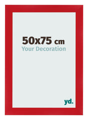 Photo Frame 50x75cm Red MDF Pisa Front Size | Yourdecoration.com