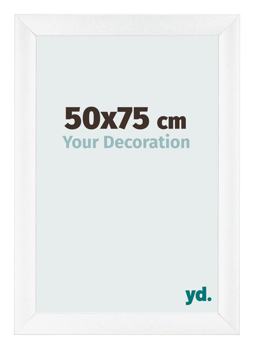 Photo Frame 50x75cm White Vintage MDF Pisa Front Size | Yourdecoration.com