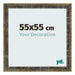 Photo Frame 55x55cm Blue Gold Melange MDF Pisa Front Size | Yourdecoration.com