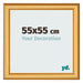 Photo Frame 55x55cm Gold Matte MDF Lazio Front Size | Yourdecoration.com
