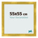 Photo Frame 55x55cm Gold Vintage MDF Pisa Front Size | Yourdecoration.com