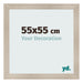 Photo Frame 55x55cm Oak Rustic MDF Pisa Front Size | Yourdecoration.com
