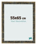Photo Frame 55x65cm Blue Gold Melange MDF Pisa Front Size | Yourdecoration.com