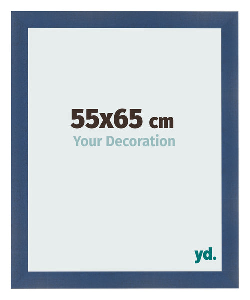 Photo Frame 55x65cm Dark Blue Swept MDF Pisa Front Size | Yourdecoration.com