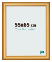 Photo Frame 55x65cm Gold Matte MDF Lazio Front Size | Yourdecoration.com