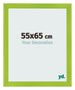 Photo Frame 55x65cm Green MDF Pisa Front Size | Yourdecoration.com