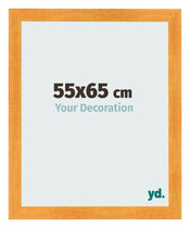Photo Frame 55x65cm Orange MDF Pisa Front Size | Yourdecoration.com
