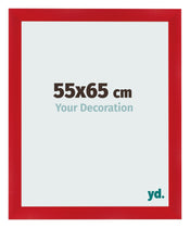 Photo Frame 55x65cm Red MDF Pisa Front Size | Yourdecoration.com