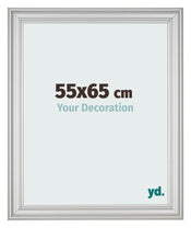 Photo Frame 55x65cm Silver Matte MDF Lazio Front Size | Yourdecoration.com