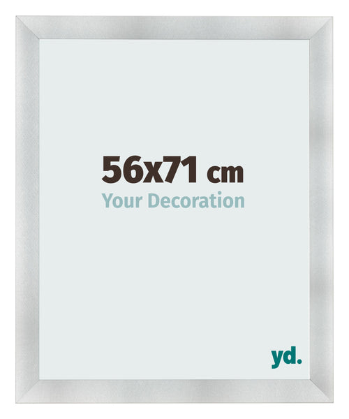 Photo Frame 56x71cm Aluminum Brushed MDF Pisa Front Size | Yourdecoration.com