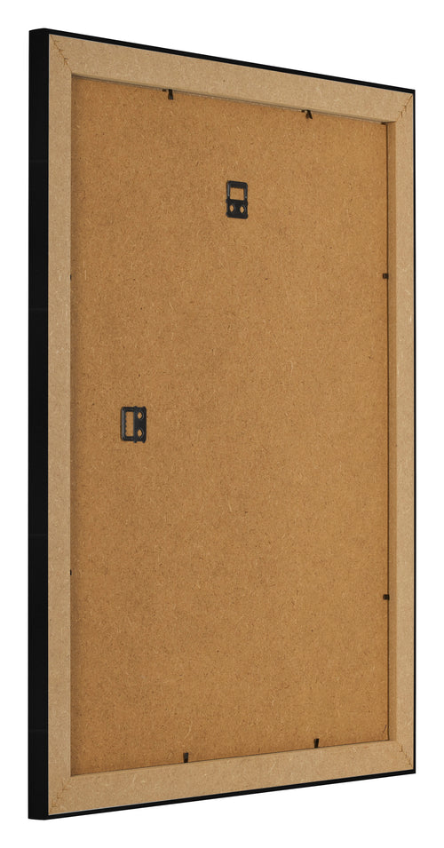 Photo Frame 56x71cm Black Silver Polished MDF Pisa Back Oblique | Yourdecoration.com