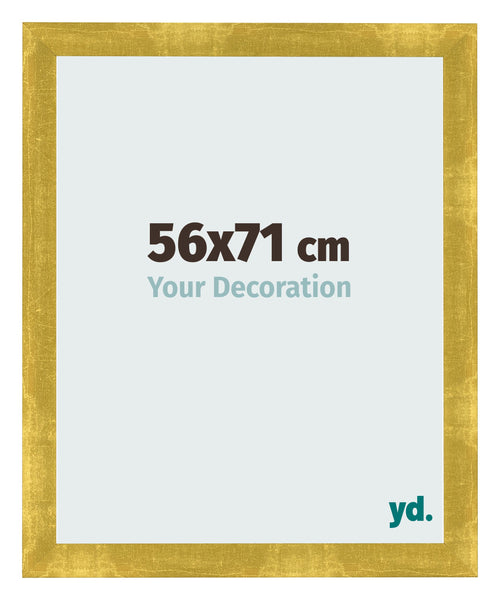 Photo Frame 56x71cm Gold Vintage MDF Pisa Front Size | Yourdecoration.com