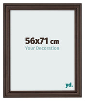 Photo Frame 56x71cm Oak Dark MDF Lazio Front Size | Yourdecoration.com