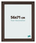Photo Frame 56x71cm Oak Dark MDF Lazio Front Size | Yourdecoration.com
