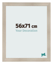 Photo Frame 56x71cm Oak Rustic MDF Pisa Front Size | Yourdecoration.com