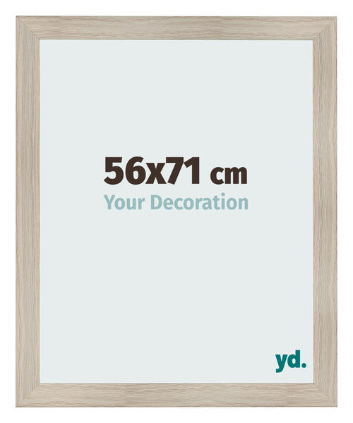 Photo Frame 56x71cm Oak Rustic MDF Pisa Front Size | Yourdecoration.com