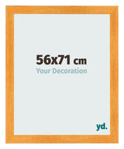 Photo Frame 56x71cm Orange MDF Pisa Front Size | Yourdecoration.com