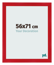 Photo Frame 56x71cm Red MDF Pisa Front Size | Yourdecoration.com