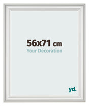 Photo Frame 56x71cm White Swept MDF Lazio Front Size | Yourdecoration.com