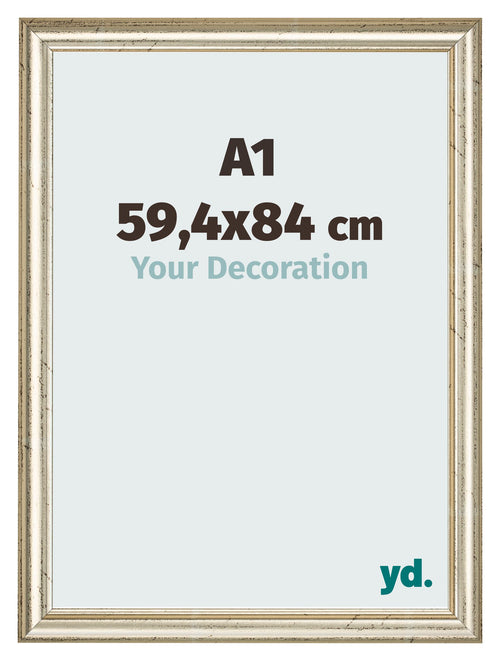 Photo Frame 59 4x84cm A1 Metallic Gloss MDF Lazio Front Size | Yourdecoration.com