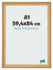 Photo Frame 59 4x84cm A1 Pine Woodgrain MDF Lazio Front Size | Yourdecoration.com