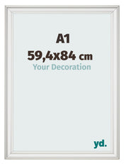 Photo Frame 59 4x84cm A1 White Swept MDF Lazio Front Size | Yourdecoration.com