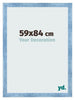 Photo Frame 59x84cm Clear Blue Swept MDF Pisa Front Size | Yourdecoration.com