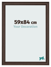 Photo Frame 59x84cm Oak Dark MDF Lazio Front Size | Yourdecoration.com