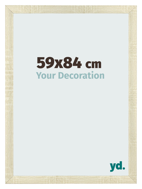 Photo Frame 59x84cm Sonoma Oak MDF Pisa Front Size | Yourdecoration.com