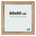 Photo Frame 60x60cm Gold Antique MDF Lazio Front Size | Yourdecoration.com