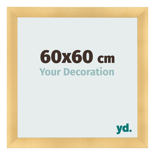 Photo Frame 60x60cm Gold Vintage MDF Pisa Front Size | Yourdecoration.com