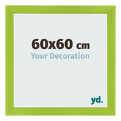 Photo Frame 60x60cm Green MDF Pisa Front Size | Yourdecoration.com