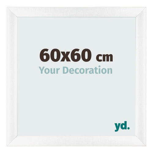 Photo Frame 60x60cm White Vintage MDF Pisa Front Size | Yourdecoration.com