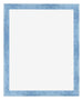 Photo Frame 60x70cm Clear Blue Swept MDF Pisa Front | Yourdecoration.com