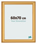 Photo Frame 60x70cm Gold Matte MDF Lazio Front Size | Yourdecoration.com