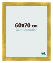 Photo Frame 60x70cm Gold Vintage MDF Pisa Front Size | Yourdecoration.com