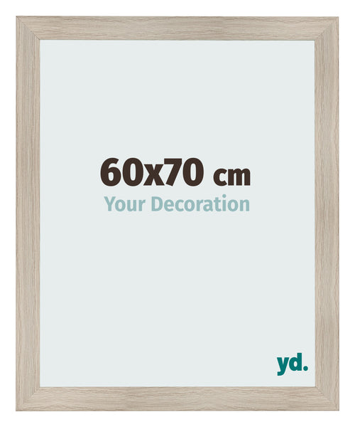 Photo Frame 60x70cm Oak Rustic MDF Pisa Front Size | Yourdecoration.com