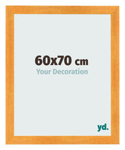 Photo Frame 60x70cm Orange MDF Pisa Front Size | Yourdecoration.com