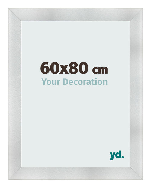 Photo Frame 60x80cm Aluminum Brushed MDF Pisa Front Size | Yourdecoration.com