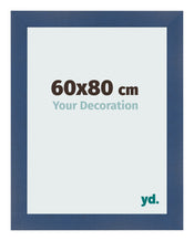 Photo Frame 60x80cm Dark Blue Swept MDF Pisa Front Size | Yourdecoration.com
