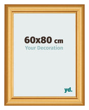Photo Frame 60x80cm Gold Matte MDF Lazio Front Size | Yourdecoration.com