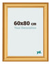 Photo Frame 60x80cm Gold Matte MDF Lazio Front Size | Yourdecoration.com